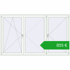 Pricing Tilt-and-Turn 2500x1500 mm REHAU OPTIMUM EURO-DESIGN 70 ANTHRACITE_GREY_STRUKTURAL external. Price: 855,15 €