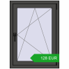 Ustalenie cen Okna skrzydłowe 700x960 mm EPSILON OPTIMA BASALT_GREY dwustronny. Cena: 128.28 EUR