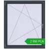Pricing Tilt-and-Turn 1200x1400 mm REHAU OPTIMUM EURO-DESIGN 70 ANTHRACITE_GREY_STRUKTURAL two-sided. Price: 2 549.6 PLN