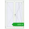 Pricing Tilt-and-Turn 1000x1500 mm ALU STANDARD 72 RAL 9016 Traffic white two-sided. Price: 5590,49 zł