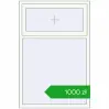 Pricing Tilt-and-Turn 1000x1500 mm REHAU ENERGY-SAVING SYNEGO MD RAL 9016 Traffic white two-sided. Price: 999,57 zł