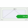 Ustalenie cen Okna skrzydłowe 1200x580 mm REHAU OPTIMUM EURO-DESIGN 70 RAL 9016 Traffic white dwustronny. Cena: 741,39 zł