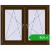 Pricing Tilt-and-Turn 1095x890 mm REHAU ENERGY-SAVING SYNEGO MD DARK_OAK two-sided. Price: 1808,23 zł