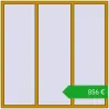 Ustalenie cen Okna skrzydłowe 1800x1800 mm ALU STANDARD 72 RAL 1005 Honey yellow dwustronny. Cena: 856,30 €