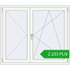 Pricing Tilt-and-Turn 1400x1200 mm REHAU ENERGY-SAVING SYNEGO MD RAL 9016 Traffic white two-sided. Price: 2 232.73 PLN