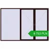 Pricing Tilt-and-Turn 3400x2300 mm REHAU OPTIMUM EURO-DESIGN 70 CHOCOLATE_BROWN two-sided. Price: 8 752.88 PLN