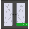 Ustalenie cen Okna rozwierne 1035x1100 mm REHAU ENERGY-SAVING SYNEGO MD BASALT_GREY dwustronny. Cena: 2359,71 zł