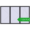 Ustalenie cen Okna skrzydłowe 3800x2300 mm REHAU ENERGY-SAVING SYNEGO MD BLACK_ULTI-MATT dwustronny. Cena: 7 224.22 PLN