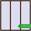 Pricing Tilt-and-Turn 1800x1800 mm REHAU OPTIMUM EURO-DESIGN 70 CHOCOLATE_BROWN two-sided. Price: 2 282.98 PLN