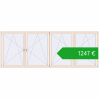 Ustalenie cen Okna skrzydłowe 4000x1500 mm REHAU OPTIMUM EURO-DESIGN 70 CREAME_WHITE_50L-2 dwustronny. Cena: 1246,84 €