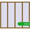Ustalenie cen Okna skrzydłowe 2000x1800 mm REHAU OPTIMUM EURO-DESIGN 70 GOLDEN OAK dwustronny. Cena: 557,89 €