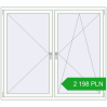 Pricing Tilt-and-Turn 1740x1530 mm REHAU OPTIMUM EURO-DESIGN 70 RAL 9016 Traffic white two-sided. Price: 2 197.76 PLN