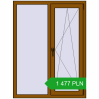 Ustalenie cen Okna skrzydłowe 1050x1400 mm CLASICTHERM 70 GOLDEN OAK dwustronny. Cena: 1477,09 zł