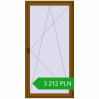 Pricing Tilt-and-Turn 1100x2200 mm REHAU ENERGY-SAVING SYNEGO MD GOLDEN OAK two-sided. Price: 3 211.63 PLN