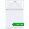Pricing Tilt-and-Turn 1000x1500 mm REHAU OPTIMUM EURO-DESIGN 70 RAL 9016 Traffic white two-sided. Price: 342.32 EUR