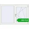 Pricing Tilt-and-Turn 1240x870 mm REHAU OPTIMUM EURO-DESIGN 70 RAL 9016 Traffic white two-sided. Price: 968.73 PLN