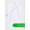 Pricing Tilt-and-Turn 1000x1500 mm REHAU OPTIMUM EURO-DESIGN 70 RAL 9016 Traffic white two-sided. Price: 713.96 PLN