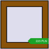 Pricing Tilt-and-Turn 400x400 mm REHAU OPTIMUM EURO-DESIGN 70 GOLDEN OAK two-sided. Price: 222.98 PLN