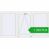 Pricing Tilt-and-Turn 1700x900 mm REHAU OPTIMUM EURO-DESIGN 70 RAL 9016 Traffic white two-sided. Price: 1 293.21 PLN