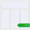 Ustalenie cen Okna skrzydłowe 1800x1800 mm REHAU ENERGY-SAVING SYNEGO MD RAL 9016 Traffic white dwustronny. Cena: 711,39 €