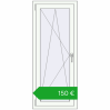 Ustalenie cen Okna skrzydłowe 595x1435 mm REHAU OPTIMUM EURO-DESIGN 70 RAL 9016 Traffic white dwustronny. Cena: 149,84 €