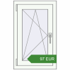 Pricing Tilt-and-Turn 500x800 mm KORSA OPTIMUM REHAU EURO 70. Price: 97 EUR