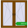 Ustalenie cen Okna skrzydłowe 1320x1385 mm REHAU ENERGY-SAVING SYNEGO MD GOLDEN OAK dwustronny. Cena: 2503,24 zł