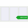 Pricing Tilt-and-Turn 1800x1000 mm REHAU ENERGY-SAVING SYNEGO MD RAL 9016 Traffic white two-sided. Price: 490.29 EUR