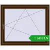 Pricing Tilt-and-Turn 1200x1000 mm REHAU OPTIMUM EURO-DESIGN 70 DARK_OAK two-sided. Price: 1 940.41 PLN