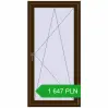 Pricing Tilt-and-Turn 800x1600 mm REHAU OPTIMUM EURO-DESIGN 70 DARK_OAK two-sided. Price: 1 647.07 PLN