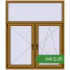 Pricing Tilt-and-Turn 1330x1560 mm KORSA BRILLANT DESIGN. Price: 940.05 EUR