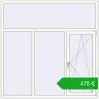Ustalenie cen Okna skrzydłowe 1800x1800 mm REHAU OPTIMUM EURO-DESIGN 70 WALNUT zewnętrzny. Cena: 478,44 €