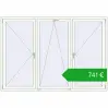 Pricing Tilt-and-Turn 2300x1600 mm REHAU OPTIMUM EURO-DESIGN 70 RAL 9016 Traffic white two-sided. Price: 740,50 €