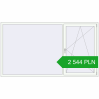 Pricing Tilt-and-Turn 2500x1400 mm REHAU OPTIMUM EURO-DESIGN 70 RAL 9016 Traffic white two-sided. Price: 2 544.22 PLN