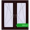Ustalenie cen Okna skrzydłowe 1050x1145 mm REHAU ENERGY-SAVING SYNEGO MD CHOCOLATE_BROWN dwustronny. Cena: 1853,70 zł