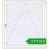 Pricing Tilt-and-Turn 1290x1430 mm REHAU OPTIMUM EURO-DESIGN 70 RAL 9016 Traffic white two-sided. Price: 2 074.24 PLN