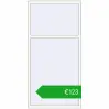 Ustalenie cen Okna skrzydłowe 1000x2000 mm EPSILON OPTIMA RAL 9016 Traffic white dwustronny. Cena: 123,45 €