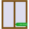 Pricing Tilt-and-Turn 900x1000 mm REHAU OPTIMUM EURO-DESIGN 70 GOLDEN OAK two-sided. Price: 1 030.53 PLN