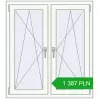 Pricing Tilt-and-Turn 1000x1116 mm REHAU OPTIMUM EURO-DESIGN 70 RAL 9016 Traffic white two-sided. Price: 1 386.75 PLN