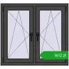 Pricing Tilt-and-Turn 1005x920 mm REHAU ENERGY-SAVING SYNEGO MD BASALT_GREY two-sided. Price: 1612,07 zł