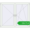 Pricing Tilt-and-Turn 1600x1360 mm REHAU OPTIMUM EURO-DESIGN 70 RAL 9016 Traffic white two-sided. Price: 1 994.41 PLN