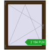 Pricing Tilt-and-Turn 1100x1300 mm REHAU ENERGY-SAVING SYNEGO MD DARK_OAK two-sided. Price: 2 193.79 PLN