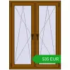 Ustalenie cen Okna skrzydłowe 1050x1400 mm REHAU ENERGY-SAVING SYNEGO MD GOLDEN OAK dwustronny. Cena: 534.98 EUR