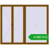 Pricing Tilt-and-Turn 2800x2300 mm REHAU ENERGY-SAVING SYNEGO MD GOLDEN OAK two-sided. Price: 9 088.3 PLN