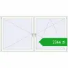 Pricing Tilt-and-Turn 2600x1400 mm REHAU ENERGY-SAVING SYNEGO MD RAL 9016 Traffic white two-sided. Price: 2365,58 zł
