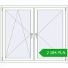 Pricing Tilt-and-Turn 1450x1250 mm REHAU ENERGY-SAVING SYNEGO MD RAL 9016 Traffic white two-sided. Price: 2 285.01 PLN