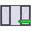Pricing Tilt-and-Turn 1780x1220 mm REHAU ENERGY-SAVING SYNEGO MD ANTHRACITE_GREY_STRUKTURAL two-sided. Price: 4 073.24 PLN
