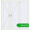 Pricing Tilt-and-Turn 1500x1600 mm REHAU ENERGY-SAVING SYNEGO MD RAL 9016 Traffic white two-sided. Price: 634.3 EUR