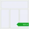 Ustalenie cen Okna rozwierne 1800x1800 mm REHAU OPTIMUM EURO-DESIGN 70 RAL 9016 Traffic white dwustronny. Cena: 1651,06 zł