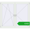 Pricing Tilt-and-Turn 1700x1500 mm REHAU OPTIMUM EURO-DESIGN 70 RAL 9016 Traffic white two-sided. Price: 429,96 €